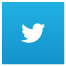 Logo of Twitter with Blue Background